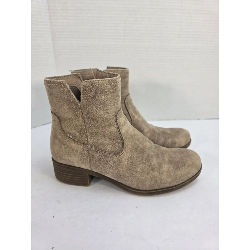 Frye & Co Estrelia Women's Boots Size‎ 6.5 M Tan Leather